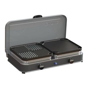 Livinxs Cook-x base pliable//2-brûleur en gris avec sac