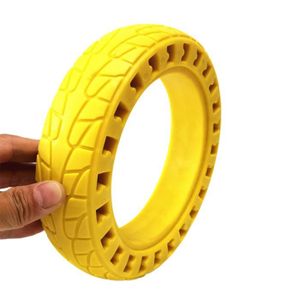 Pneu en caoutchouc - HELLOVE - M365 - 8.5*2 pouces - Jaune - Nid d'abeille - Quatre saisons