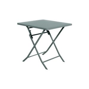 TABLE DE JARDIN  Table carré Greensboro Vert Jade - 2 places - Hesp