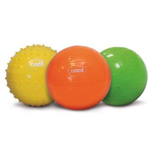 BALLE - BOULE - BALLON LUDI Balles Sensorielles coffret de 3