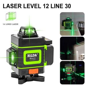 Niveau laser 16 lignes vert automatique 360 degres - Cdiscount