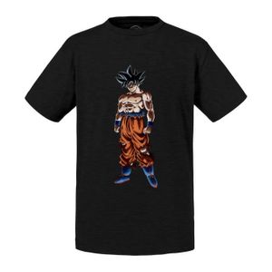 T-SHIRT T-shirt Enfant Noir Dragon Ball Super Son Goku Dét