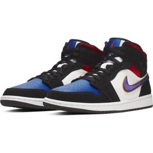 Jordan 1 bleu rouge - Cdiscount