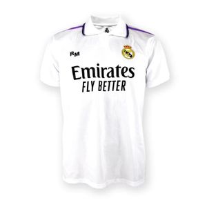 MAILLOT DE FOOTBALL - T-SHIRT DE FOOTBALL - POLO DE FOOTBALL T-shirt Real Madrid C.F. RM22C1 Blanc