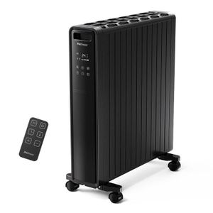 Radiateur à Bain D'huile KESSER – écran Tactile + Télécommande, 2000W, Blanc