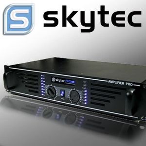Skytec pro-1500 amplificateur sono dj 2 canaux - transistor mosfet