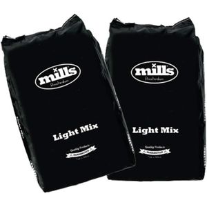 TERREAU - SABLE Mills  Pack 2X50L  Terreau Light Mix  Made in Holland  Rempotage Croissance et Floraison  avec Perlite  Terreau Universel  Amste118