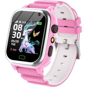 MONTRE CONNECTÉE Montre Connectée Enfant 26 Jeux, Montre Intelligente Pour Filles Garçons Avec Musique Caméra Pedometer Sos Téléphone, Réveil[F2865]