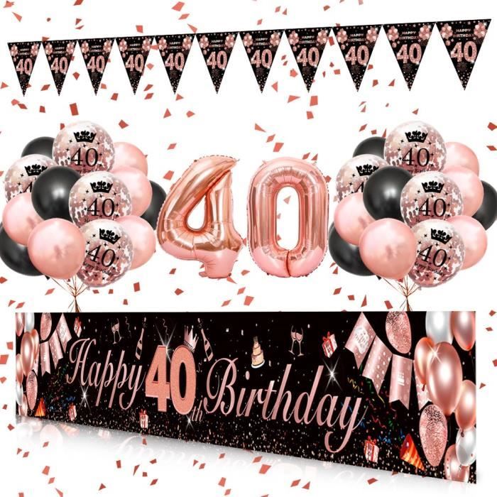 46 idées de Chic chic  decoration anniversaire 50 ans, deco anniversaire  40 ans, déco table anniversaire