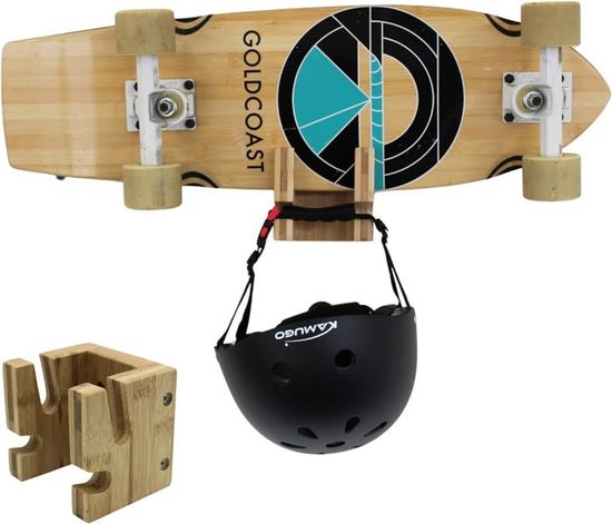 Rebanky 3 Pièces Support Mural pour Skateboard Supports Muraux