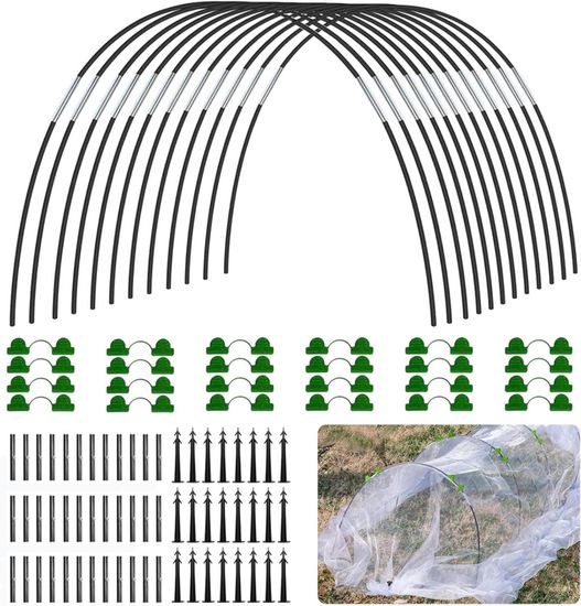 Tunnel Potager 40PCS Arceau Pour Serre Tunnel,Cerceau De Jardin,Cerceau Pour Serre De Arceaux Serre De Jardin Tunnel Potager 40PCS Arceau Pour Serre Tunnel,Cerceau De Jardin,Cerceau Pour Serre De Arceaux Serre De Jardin