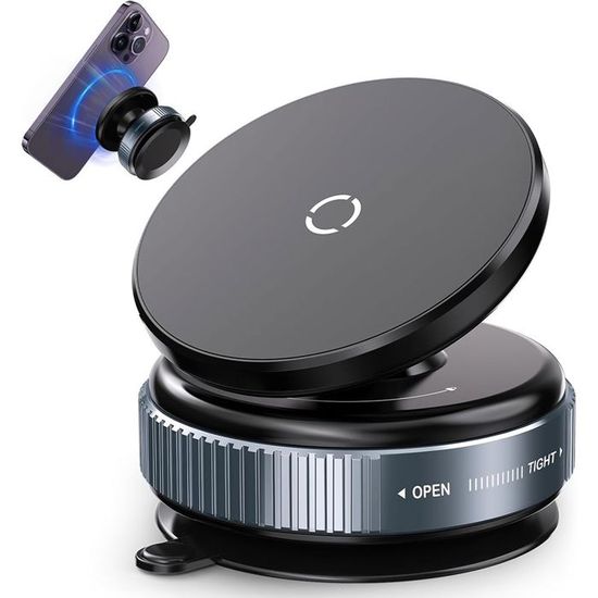 Support Téléphone Voiture Magnétique Pour Smart Brabus – Rotation 360°, Ventouse Puissante, 20 Aimants