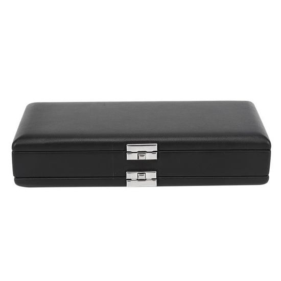 Étui à Anches De Basson En Cuir – 2 Couches, Jusqu’à 20 Anches, Aération Anti-humidité, Dimensions 20x9,35x4,5 Cm - 12