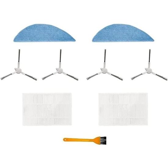 Fantis i Accessoire Voor Zigma Spark 980 981 Robot Stofzuiger Vervangende Onderdelen Hepa Filters Side Borstels Cleaning Tool Mop Doeken