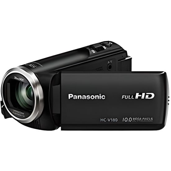 Caméscope Panasonic HC-V180-EC 18.1 Mp 2.7 Full HD Noir - 1080p - BSI MOS - AVCHD/H.264/iFrame