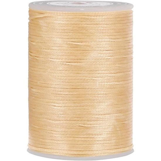 Kit Couture Cuir Avec Fil Ciré 5 Couleurs (250 M) Et Outils - Aiguilles, Poinçons, Dé à Coudre - Pour Réparation Et Artisanat