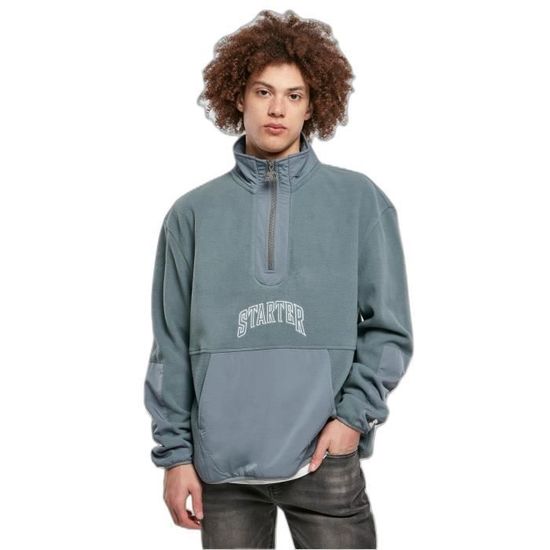 Pull En Polaire Semi-zippé Pour Homme Avec Fermeture éclair 1/4 - Haut