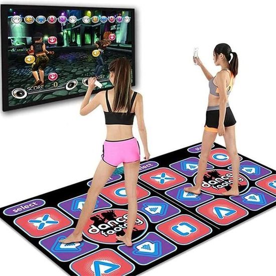 Tapis De Danse Électronique 100 Chansons – Jeux Et Fitness Pour Enfants (Violet)