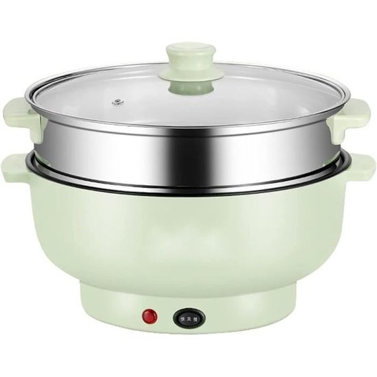 Marmite Électrique Poêle Électrique Multifonctionnelle Cuisinière Électrique Dortoir Étudiant 2L