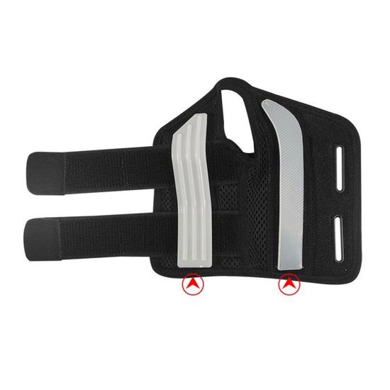 Sangle De Stabilisation Rotulienne - Pour Genou, Soulagement Douleur - Taille Unique 48cm - Couleur Noir/gris/bleu