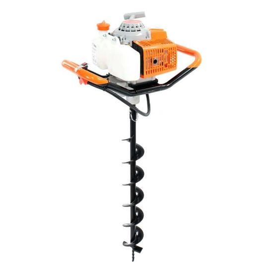 XPOtool Tarière thermique Essence 3,2 CV Foreuse 62ccm avec Réservoir 1 ...