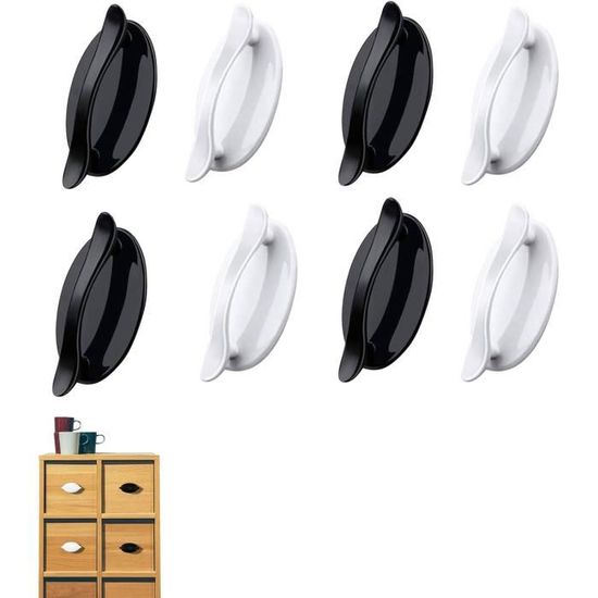 ABOOFAN - Enjoliveurs Décoratifs Protection Anti-débris Pour Jantes 16 Pouces - Noir - Matériau PP Robuste