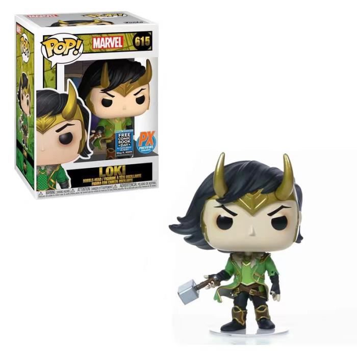 funko pop Marvel loki洛基615 # Décoration de poupée modèle jouet fait à la main cadeau de Noël-b