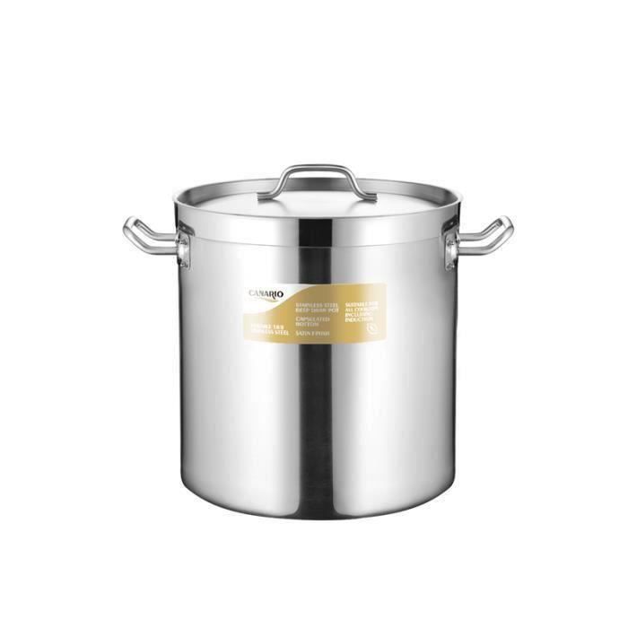 Marmite traiteur Ø 32 cm, Hauteur de 32 cm, 25 litres, INOX