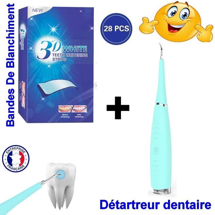 Blanchiment Dentaire - Bande Blanchissante + Detartreur