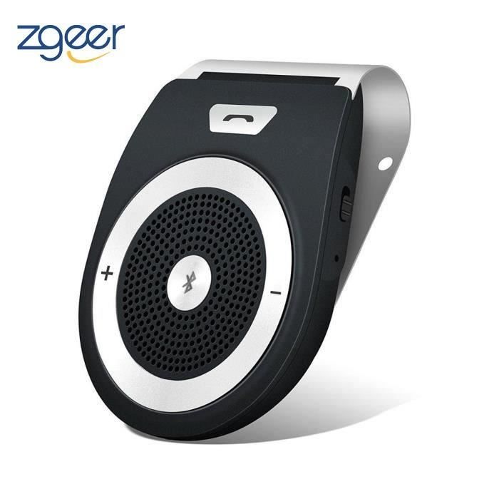 Kit Mains Libres pour Voiture Bluetooth 4.1 Allumage Automatique par capteur de mouvement intégré,Support du GPS, Musique