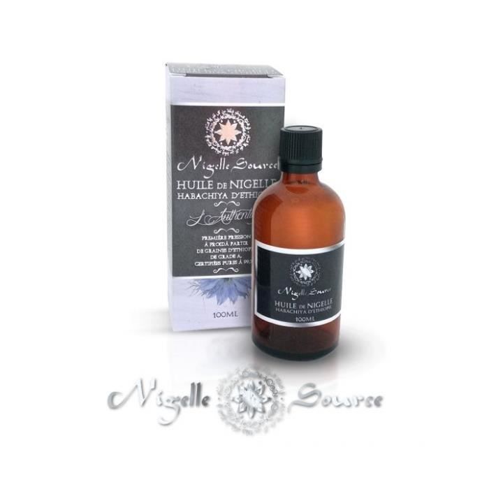 Livre Huile de Nigelle -Habachiya- - Ethiopie - Graine de Grade A - Pureté 99,7% - Certifiée Pressée à Froid - 100 ml - Nigelle