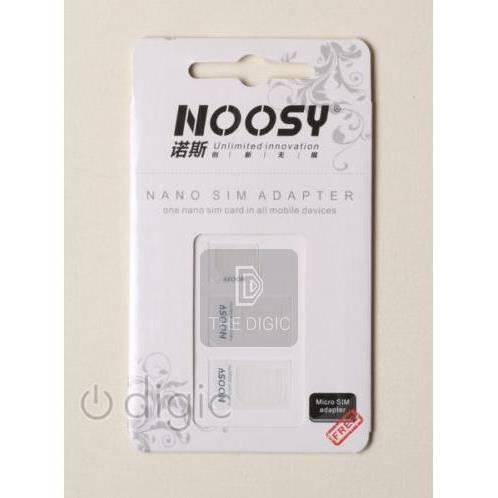 Nano SIM + Micro Sim à SIM Carte Adaptateur