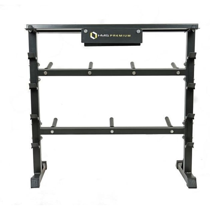 HMSPORT - Support en acier pour disques, haltères - barres de musculation - Rack rangement haltères + disques - Accessoires