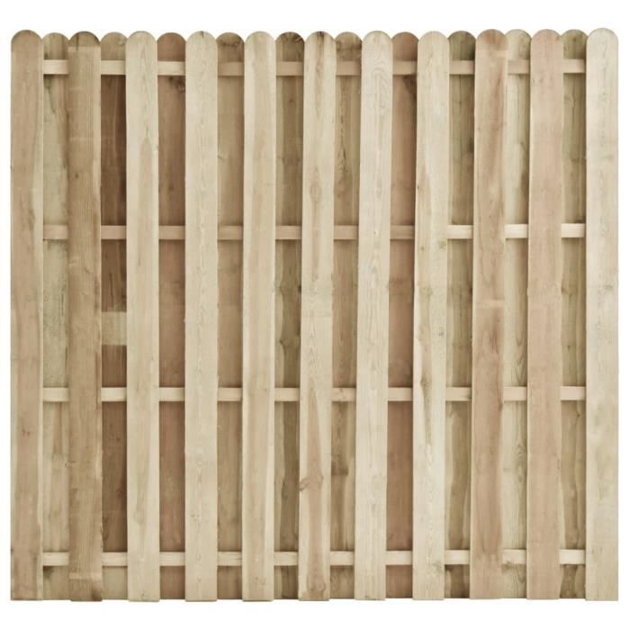 ♫9225 Clôture Classique Brise vue - Clôture de jardin Brise vue Bois de pin imprégné 180x170 cm MMCZ®