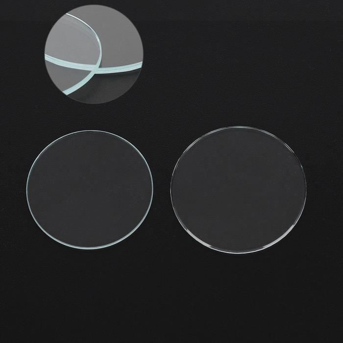 30 mm 32 mm Pièces de rechange en verre de montre plate Accessoires d'outils de réparation de montre -NIM