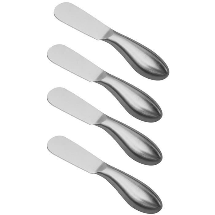 4 Morceaux de Fromage et Beurre EPandeur, une Pièce en Acier Inoxydable, Cadeau de NoëL, Anniversaire-FêTe, Mariage - LIJFK5498