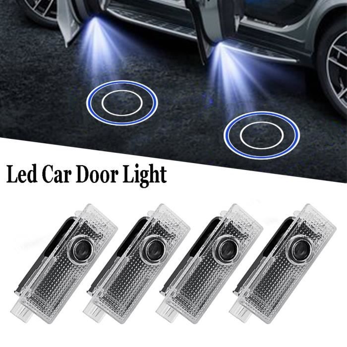 2 pieces LUMIÈRE LED DE PORTE DE VOATURE AVEC Logo BMW X5 E70 E60 E90 F20 F20 X1 X3 E92 E87 Série 3 5 7, Proj