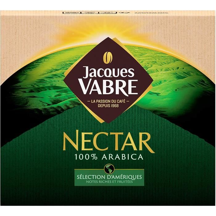 Jacques Vabre Café 3Kg Nectar Moulu (lot de 6 x 2x250G)