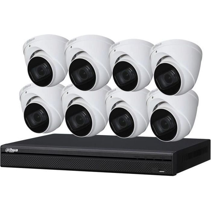 Dahua - Kit vidéosurveillance KITEVO 8DOM720P-001