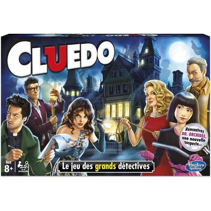 Hasbro Cluedo - Jeu de societe - Jeu de plateau - Version francaise