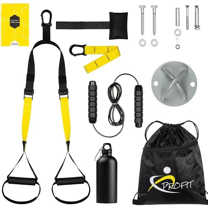 Sangle De Suspension - Limics24 - Profit Compatible Trx Kit Musculation Training Fixation Murale Vis