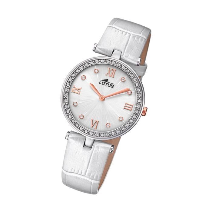 Lotus Montre Femme Analogique Montre Quartz Bliss Bracelet en Cuir