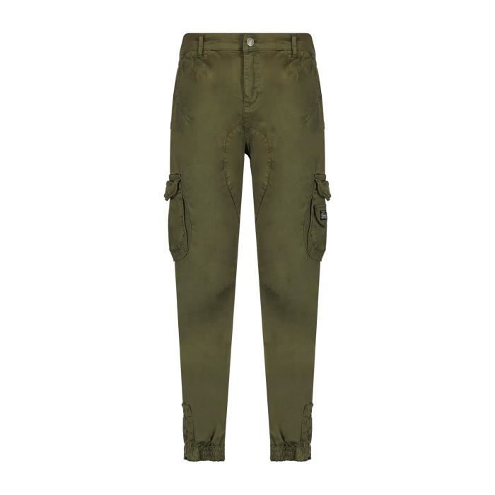 DEELUXE Pantalon cargo à poches GARDEN Olive