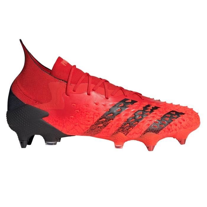 Chaussures ADIDAS Predator Freak 1 SG Rouge - Homme/Adulte