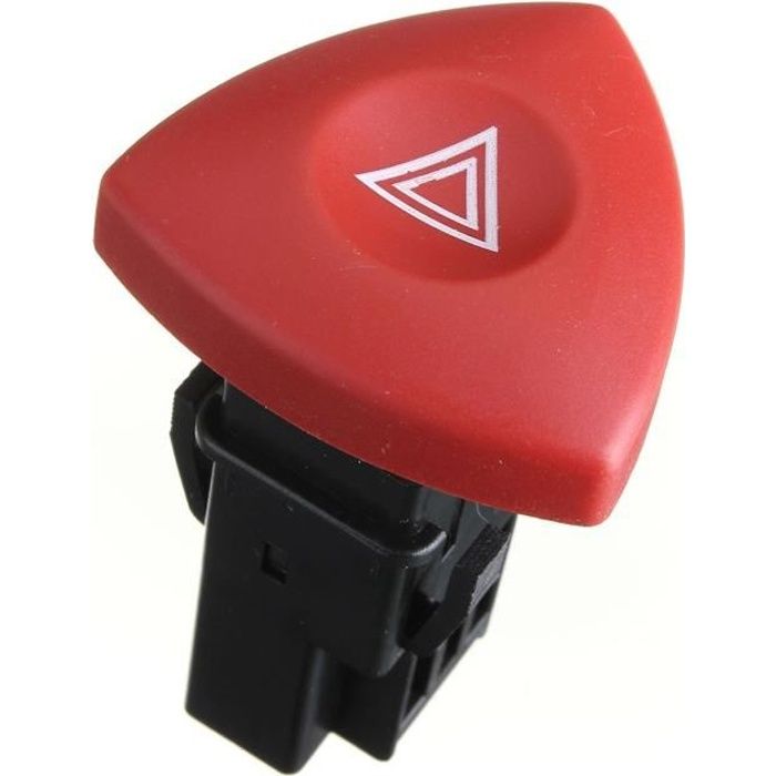 BOUTON WARNING ROUGE FEUX DE DETRESSE RENAULT Trafic Clio Laguna Espace Vel satis OPEL Vivaro NISSAN Primastar @Pro-Plip