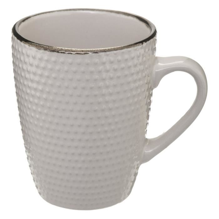 Mug scandinave Perle - 320 ml - Blanc rose