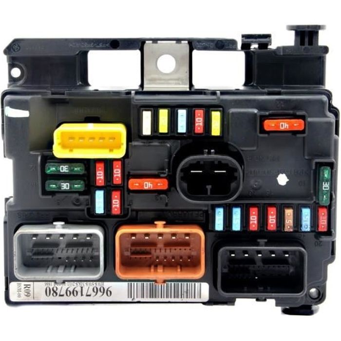 Module BSM Boîte à Fusibles Peugeot 207 06-13 1.4 1.6 8V 16V VTI THP HDI 9667199780 R09 9662783880 9664997780 9664997880 6500HV