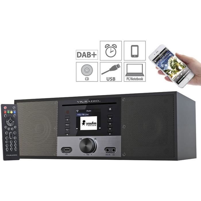 Radio Internet/DAB+/FM stéréo avec lecteur CD IRS-700