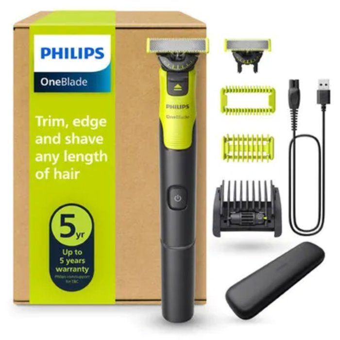 Philips Oneblade 360 QP4631 Rasoir 5 en 1 pour le visage et le corps + étui