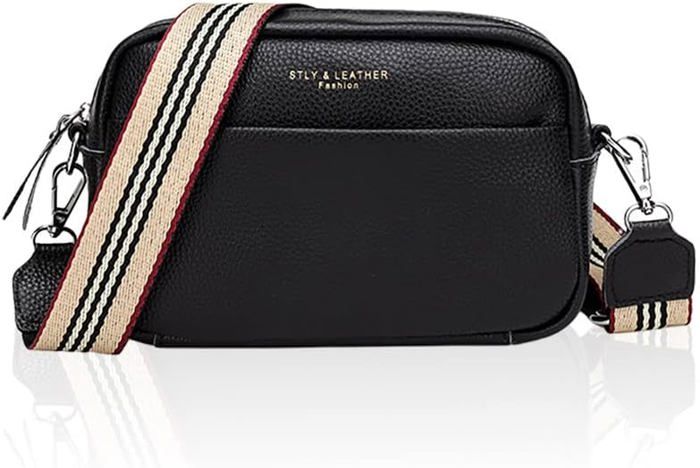 JUYANO Sac Bandoulière Femme Petit Sac à Main PU Cuir - Avec 2 Bandoulières Amovibles Et Réglables